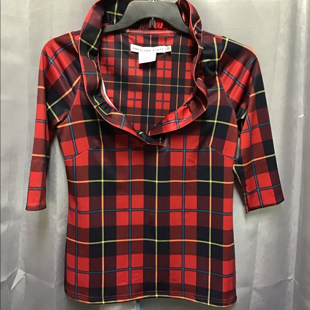 Gretchen Scott Ruffneck holiday Top